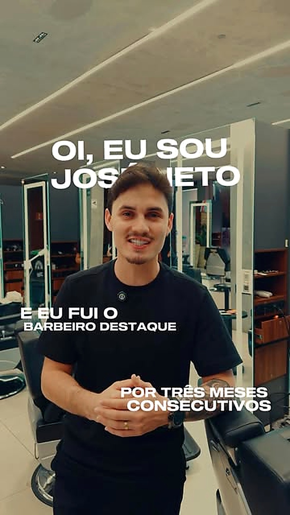 Ambiente interno da Bozzi Barbearia